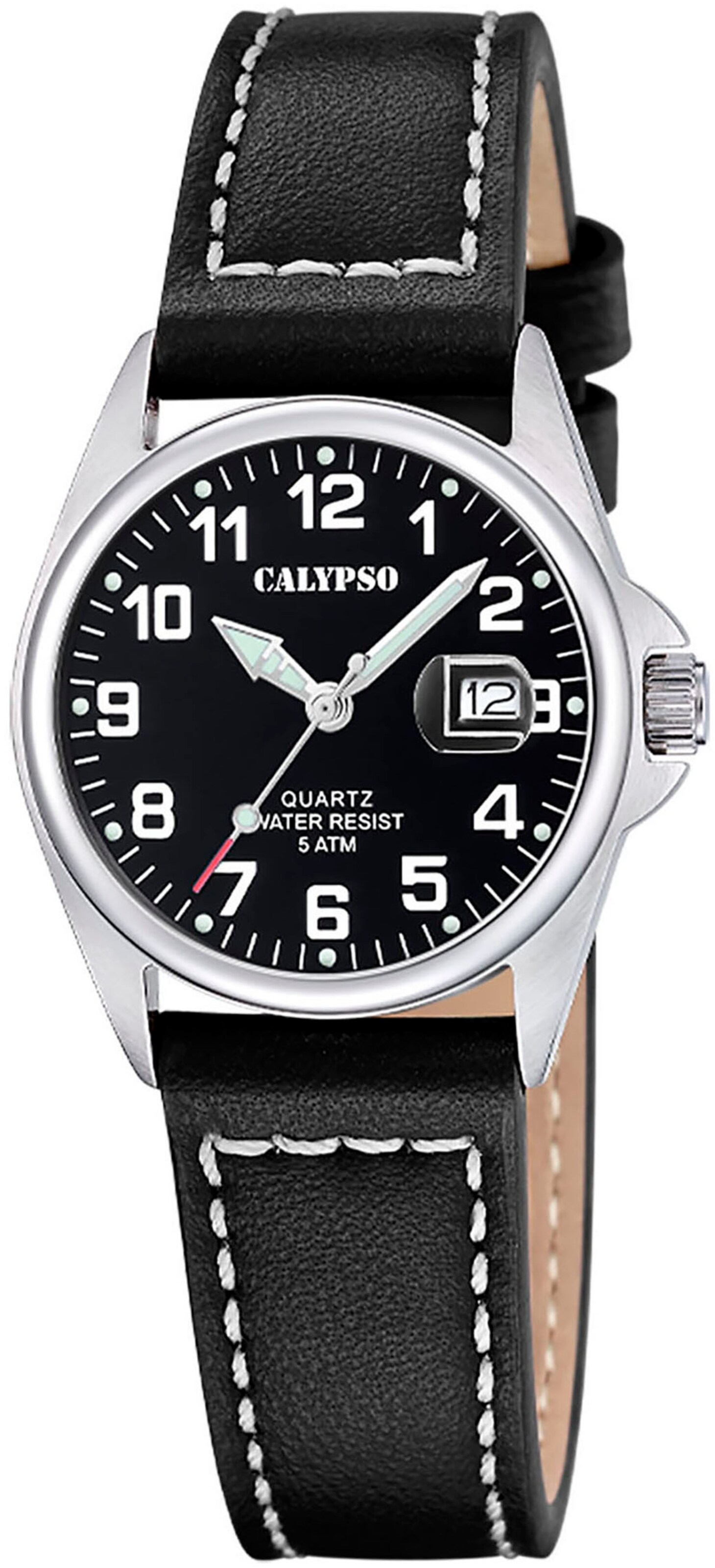 CALYPSO WATCHES Uhr in Schwarz: Vorderseite