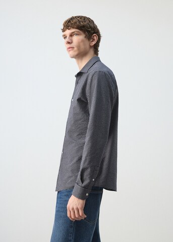 MANGO MAN Regular Fit Hemd in Blau