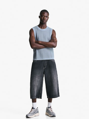 T-Shirt Bershka en bleu