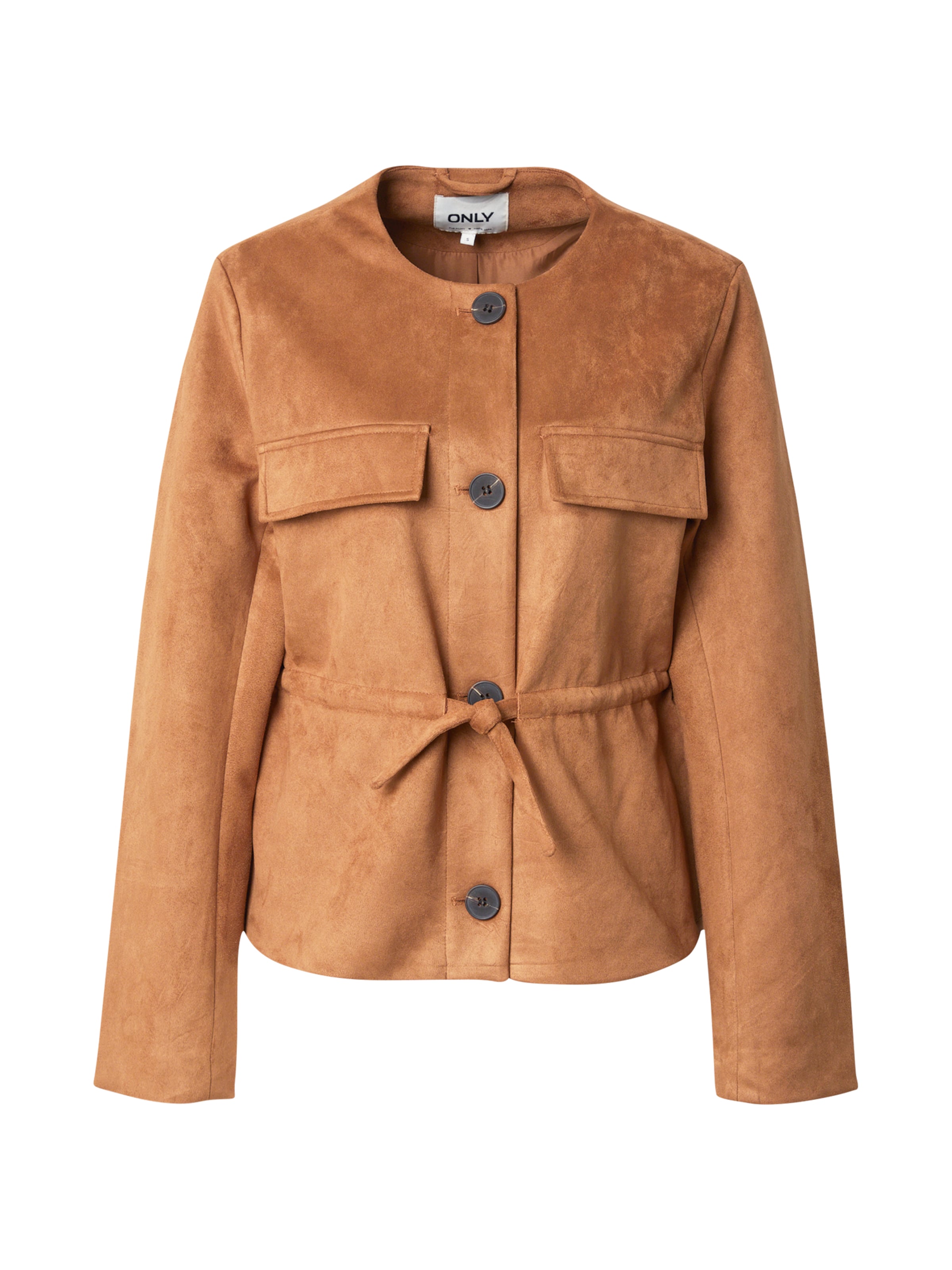ONLY Jacke 'ONLNORMA' in Braun: Vorderseite
