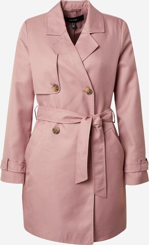 VERO MODA Between-Seasons Coat 'CELESTE' in Pink: front