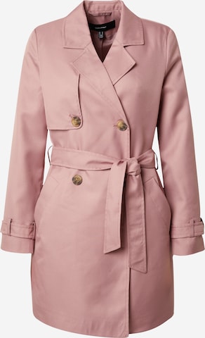 Manteau mi-saison 'CELESTE' VERO MODA en rose : devant