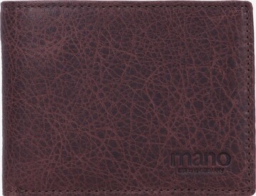 mano Wallet 'Don Pietro' in Brown: front