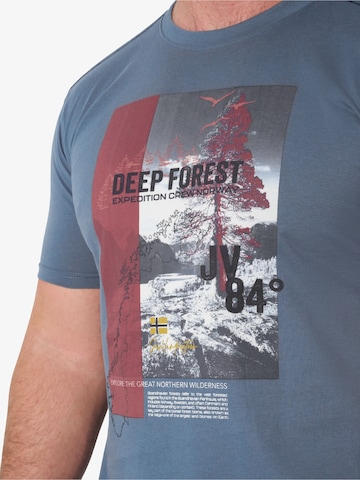 Jan Vanderstorm Shirt 'Melfes' in Blue