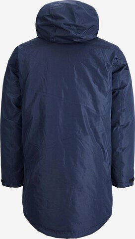 JACK & JONES Between-Seasons Parka 'Wing' in Blue