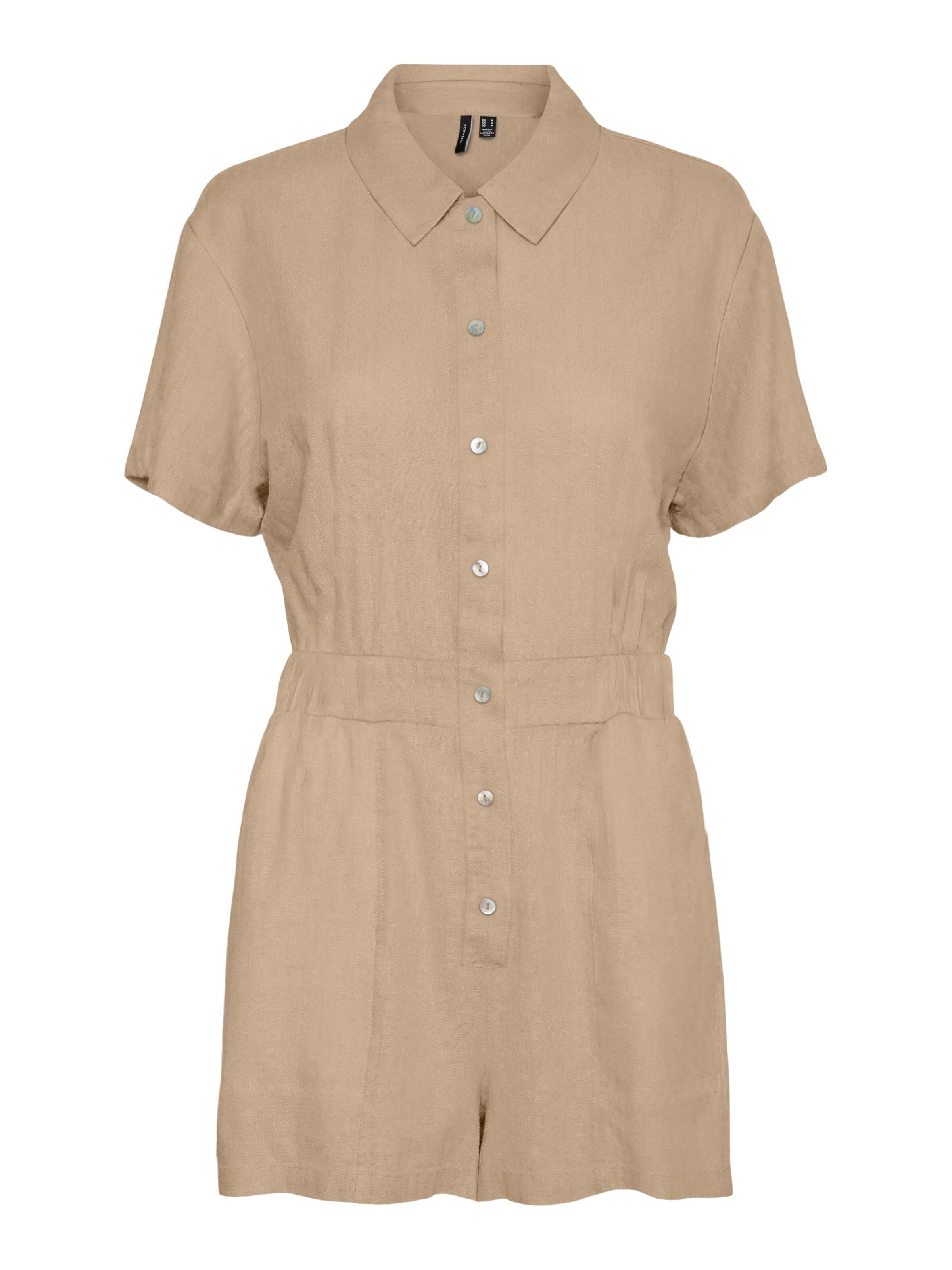 VERO MODA Jumpsuit 'MYMILO' in Beige: front
