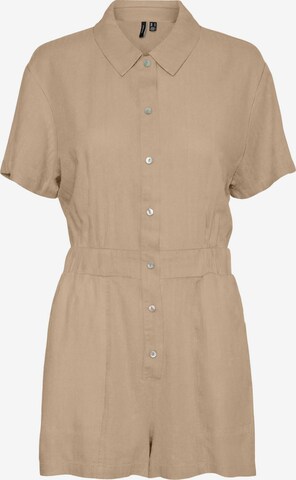 Tuta jumpsuit 'MYMILO' di VERO MODA in beige: frontale