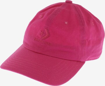 CONVERSE Hat & Cap in One size in Pink: front