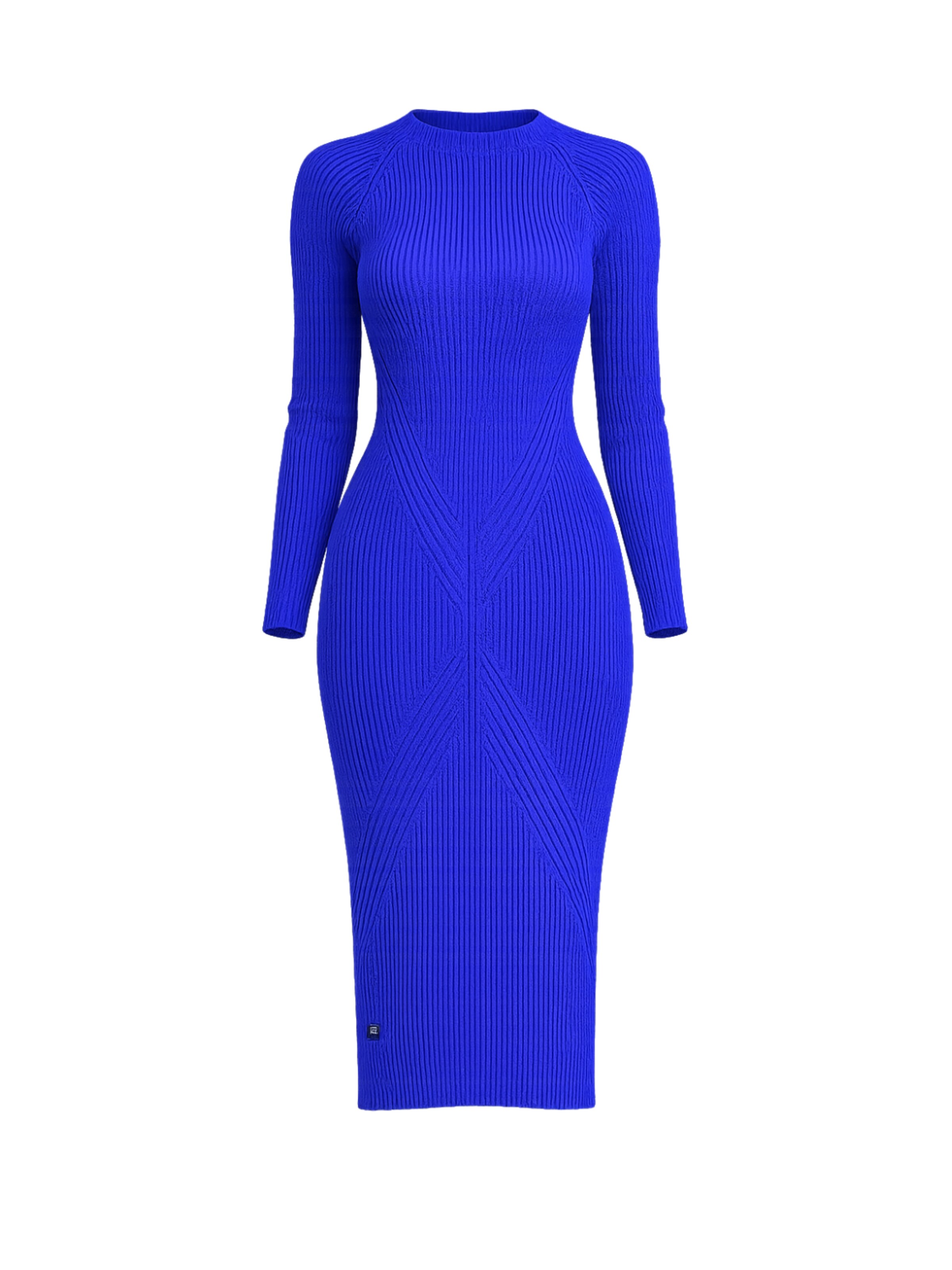 Süel knitwear - Vestido de punto 'Gabi' en azul: frente