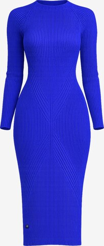 Süel knitwear - Vestido de punto 'Gabi' en azul: frente