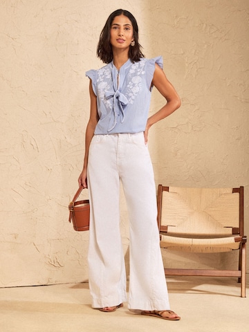 love & roses Blus i blå
