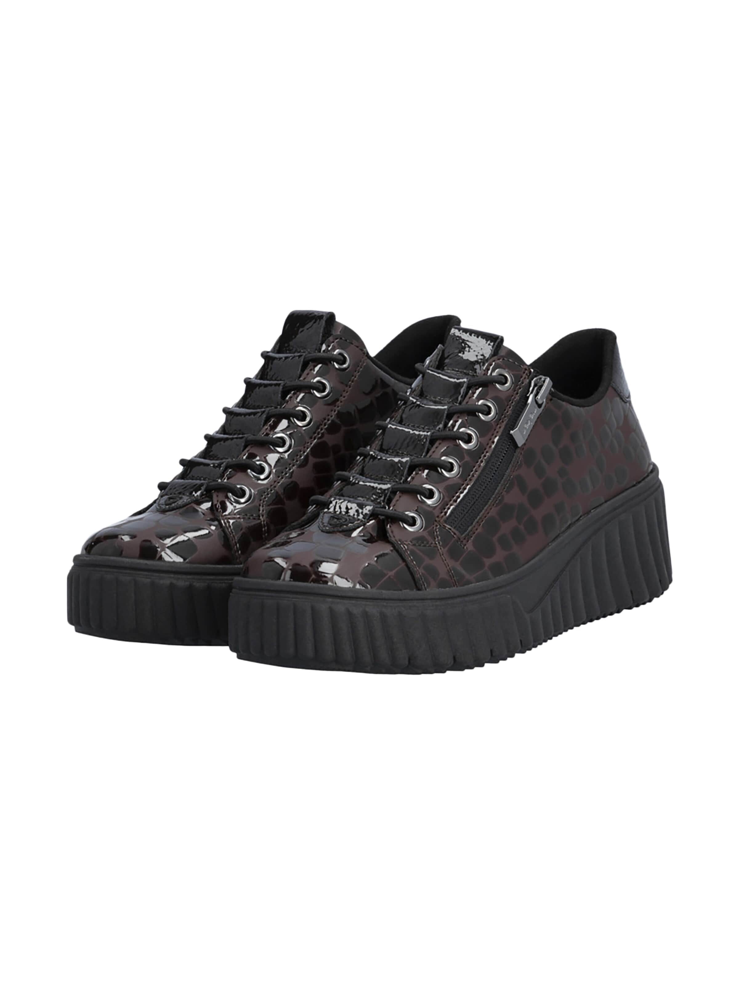 Chaussure de sport à lacets 'Lando Low-Top-Sneaker aus Leder' Rieker en marron