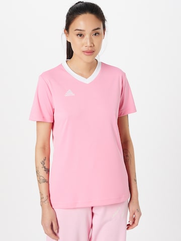 ADIDAS SPORTSWEAR - Camiseta de fútbol 'Entrada 22' en rosa: frente