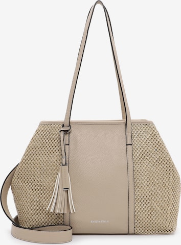 Emily & Noah Shopper 'Babette' in Beige: front