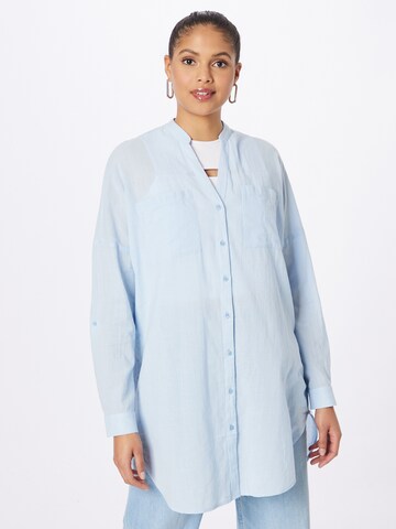 VERO MODA Blouse 'ISABELL' in Blauw: voorkant