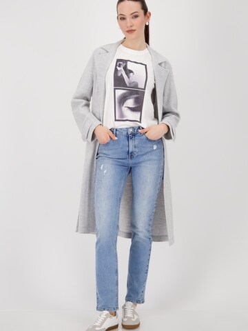 monari Between-seasons coat in Grey: front