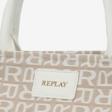 REPLAY Handtasche in Beige