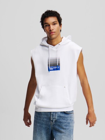 KARL LAGERFELD JEANS Sweatshirt in White: front