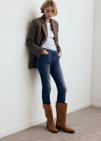 MANGO Boots 'Citry' in Brown