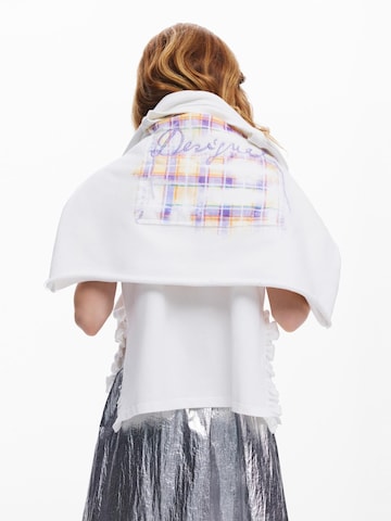 Desigual Μπλούζα φούτερ σε λευκό