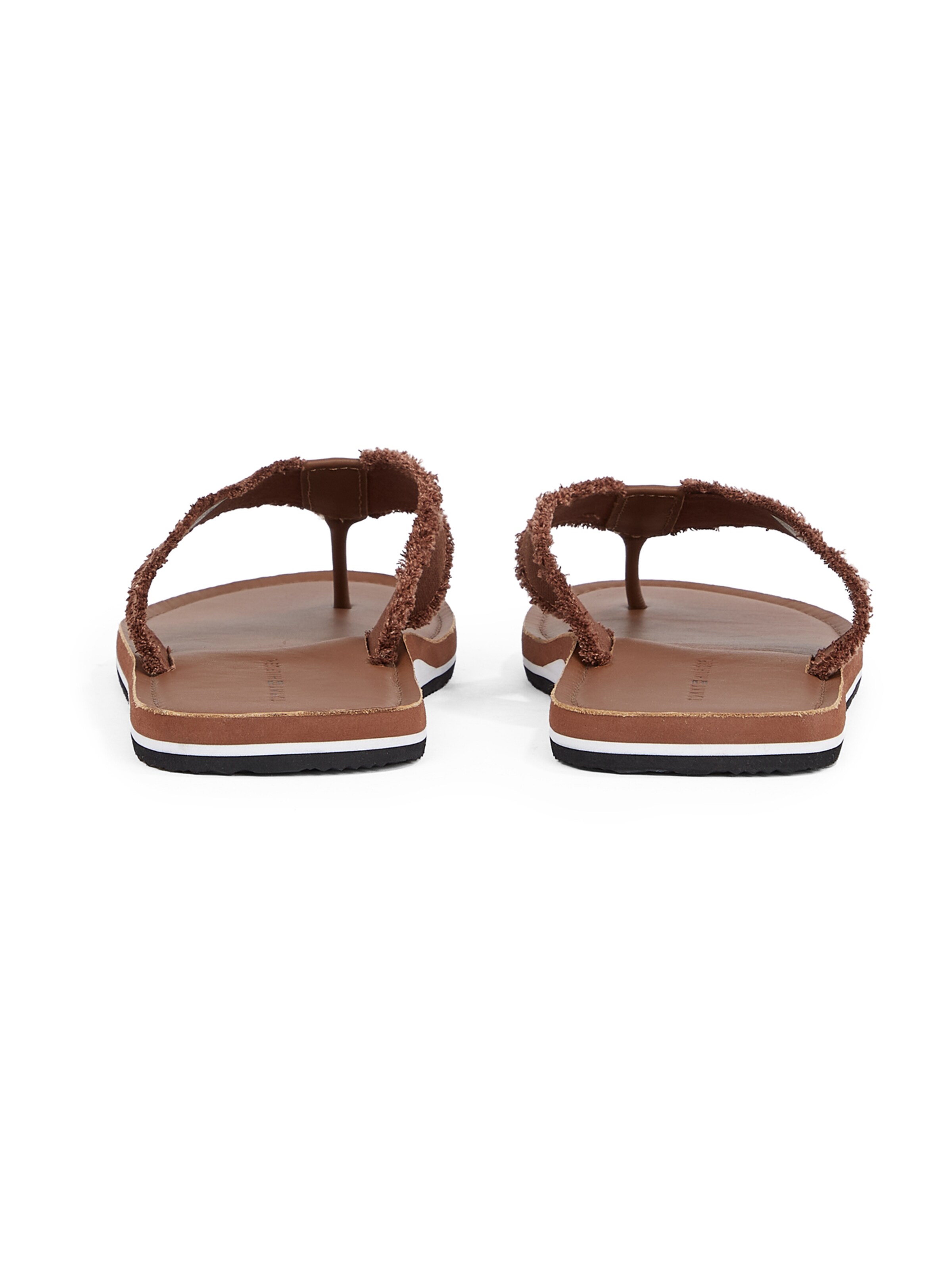 TOMMY HILFIGER T-bar sandals in Brown