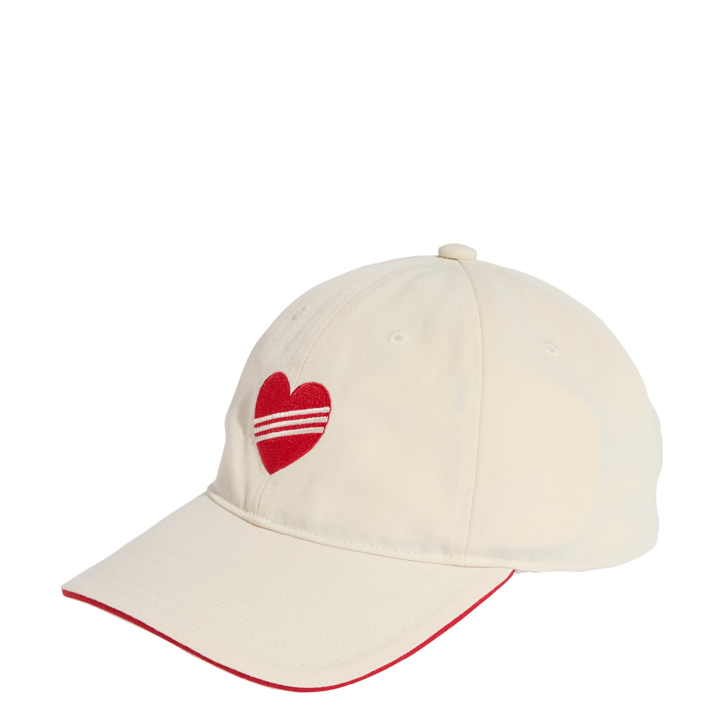 Casquette 'BASEBALL CAP WITH' ADIDAS ORIGINALS en blanc : devant