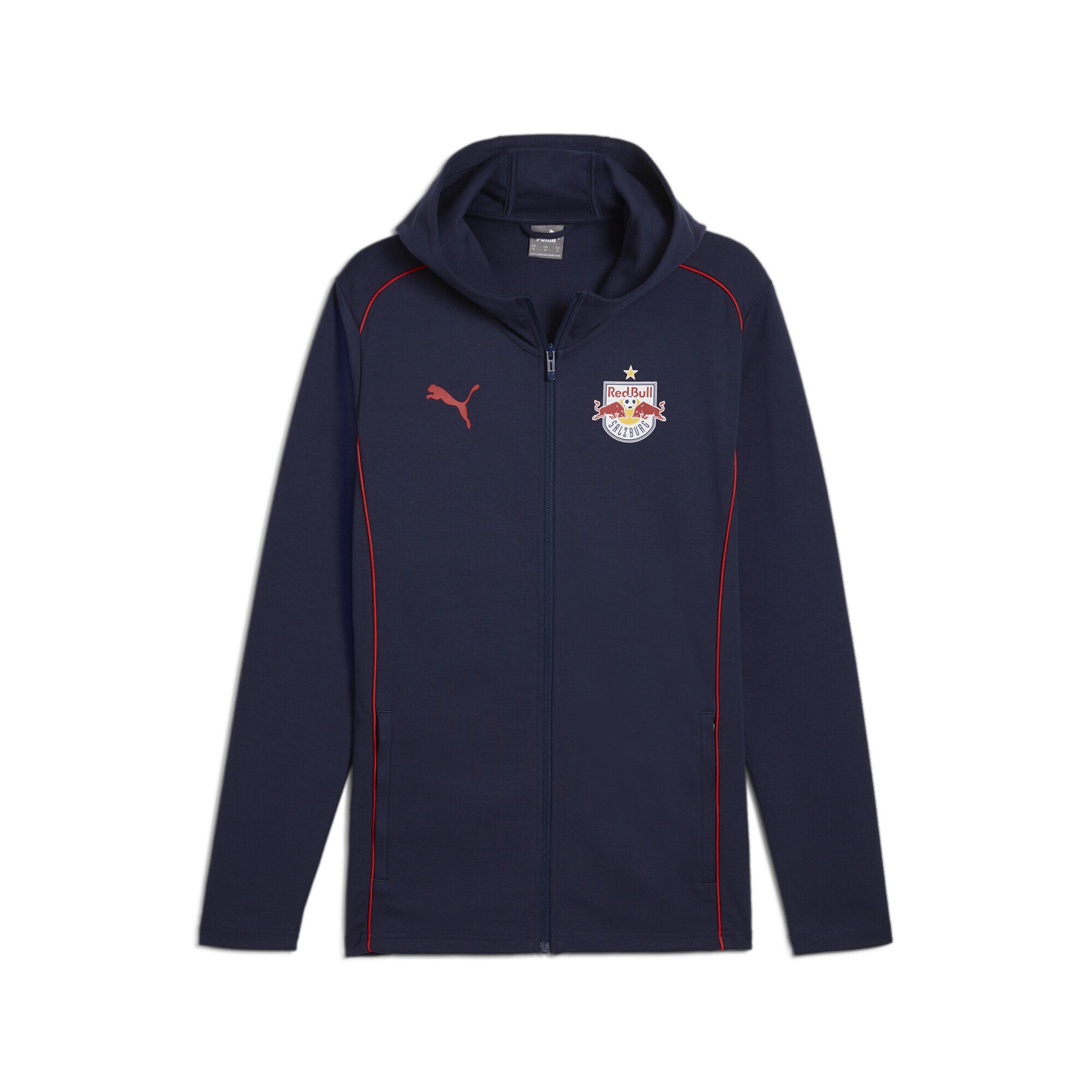PUMA Trainingsjack 'FC Red Bull Salzburg' in Blauw: voorkant
