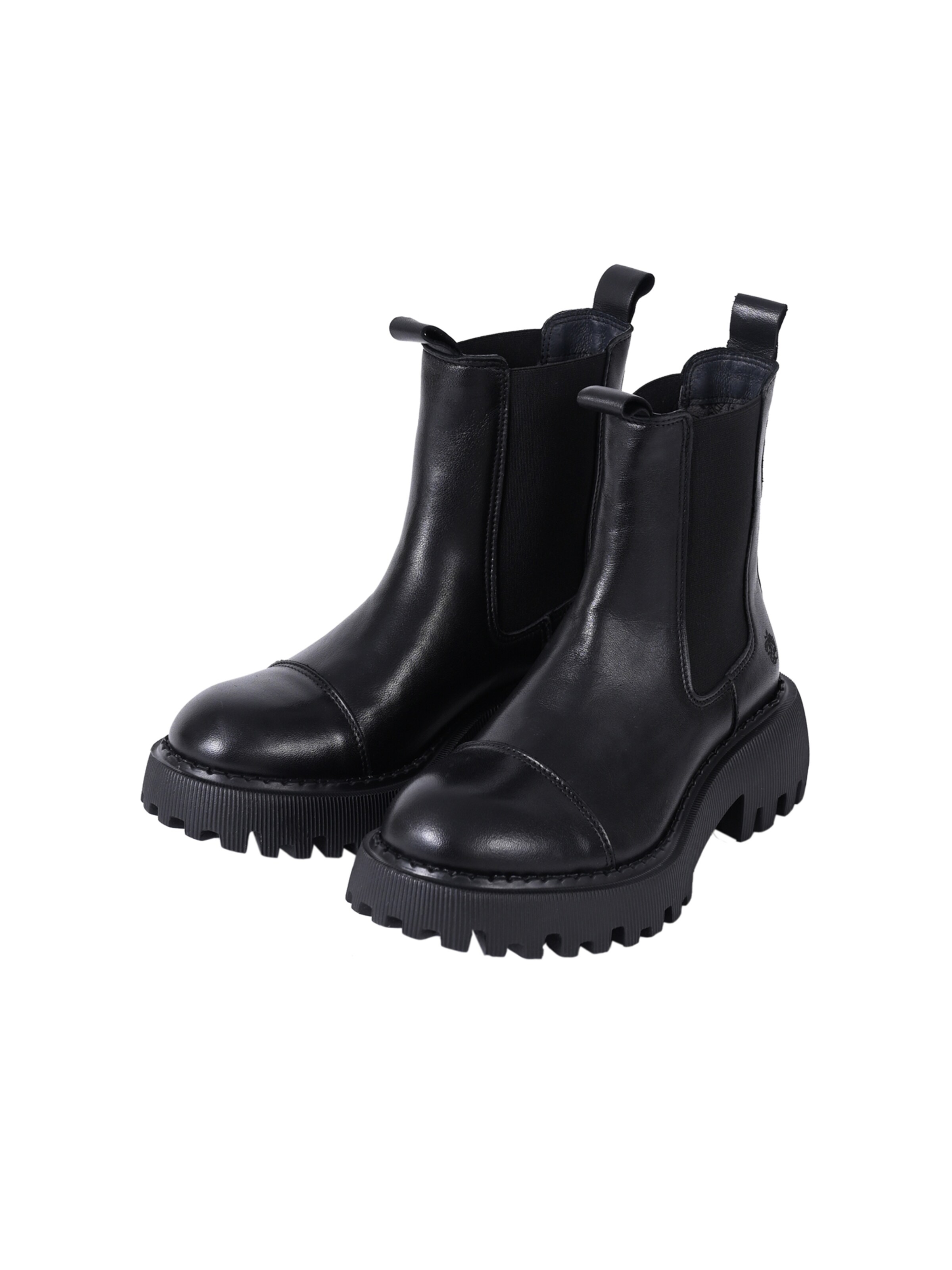 Apple of Eden Chelsea boots 'FLO' in Zwart