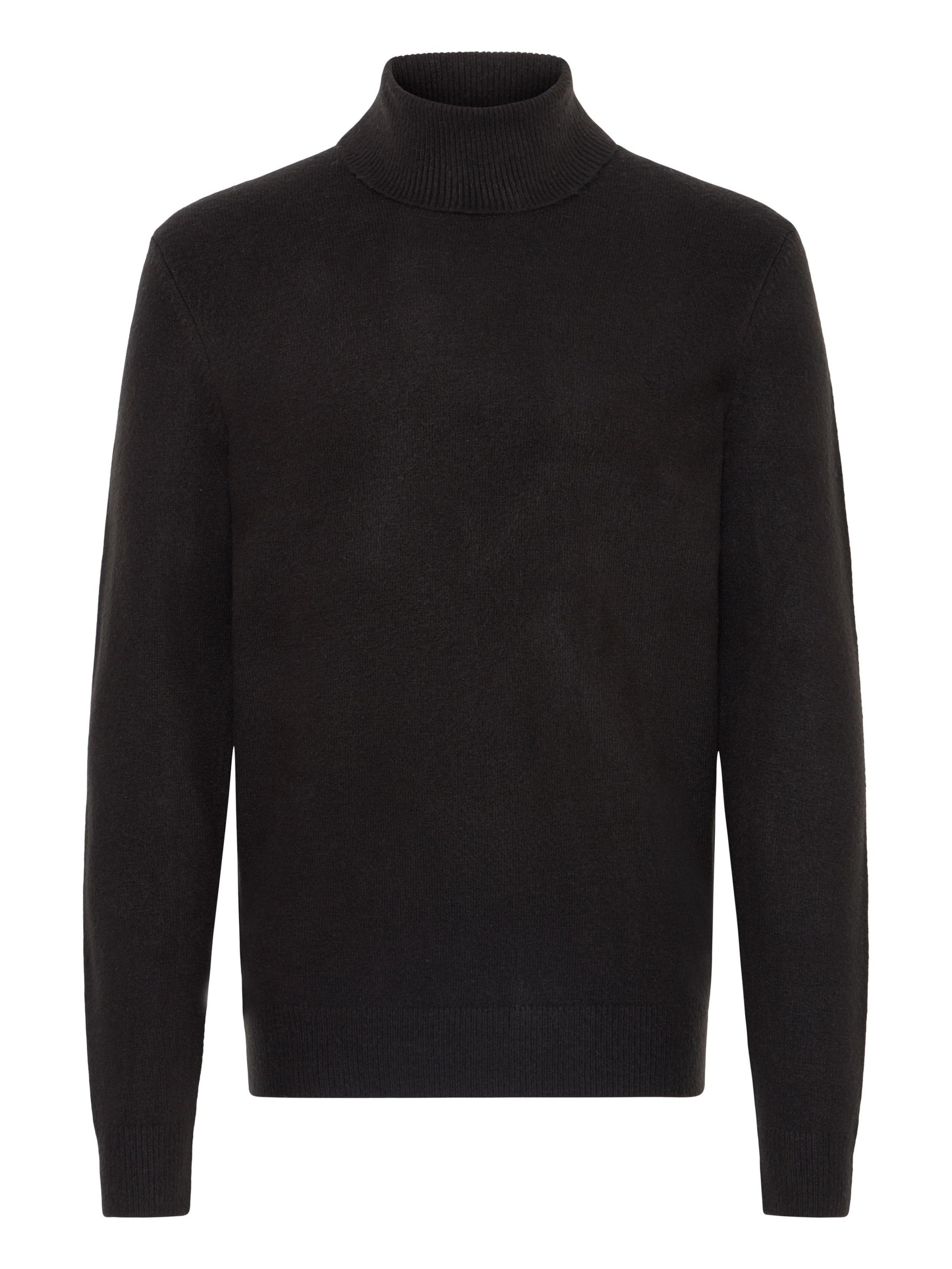 Casual Friday - Jersey ' CFHEINE roll neck ' en negro: frente