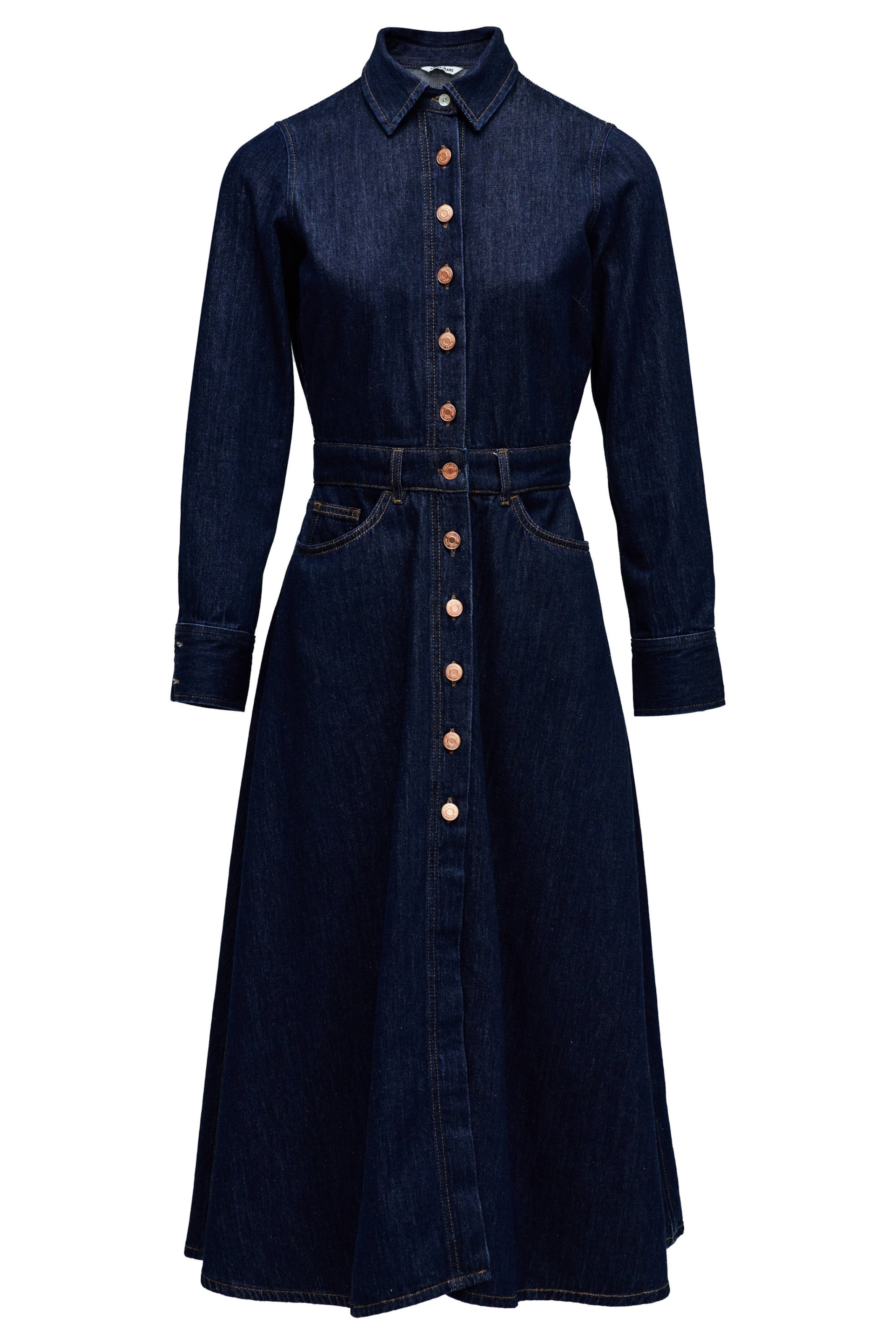 Salsa Jeans Jurk in Blauw: voorkant