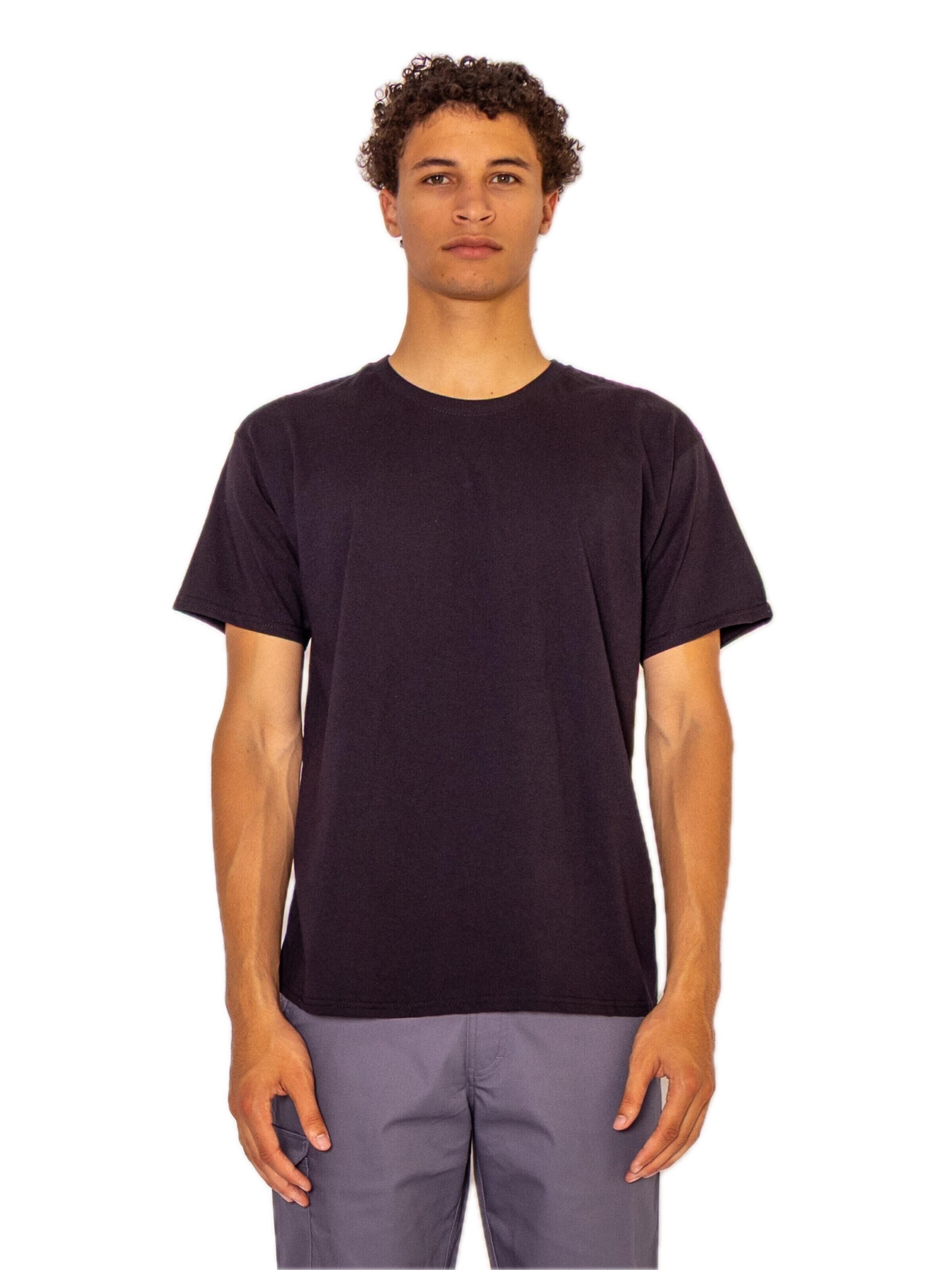 FRUIT OF THE LOOM Shirt 'T-shirt 3-pack' in Black
