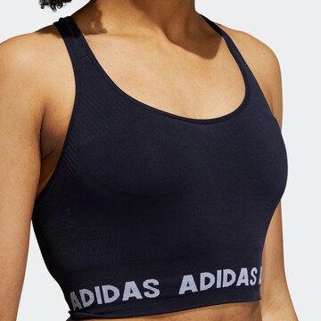 ADIDAS SPORTSWEAR Bustier Športni nederček | modra barva