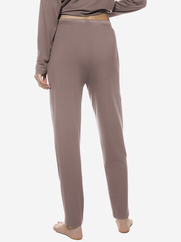 Mey Skinny Pyjamahose 'Pure Chic'‌‌‌ in Braun