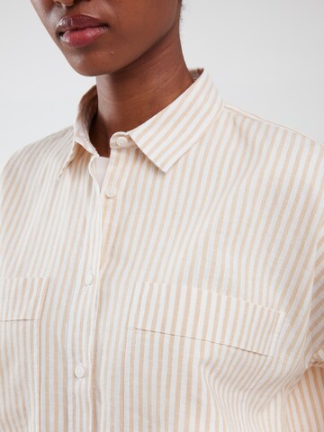 BIG STAR Bluse 'Endasa' in Beige
