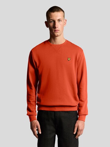 Lyle & Scott Sweatshirt in Rood: voorkant