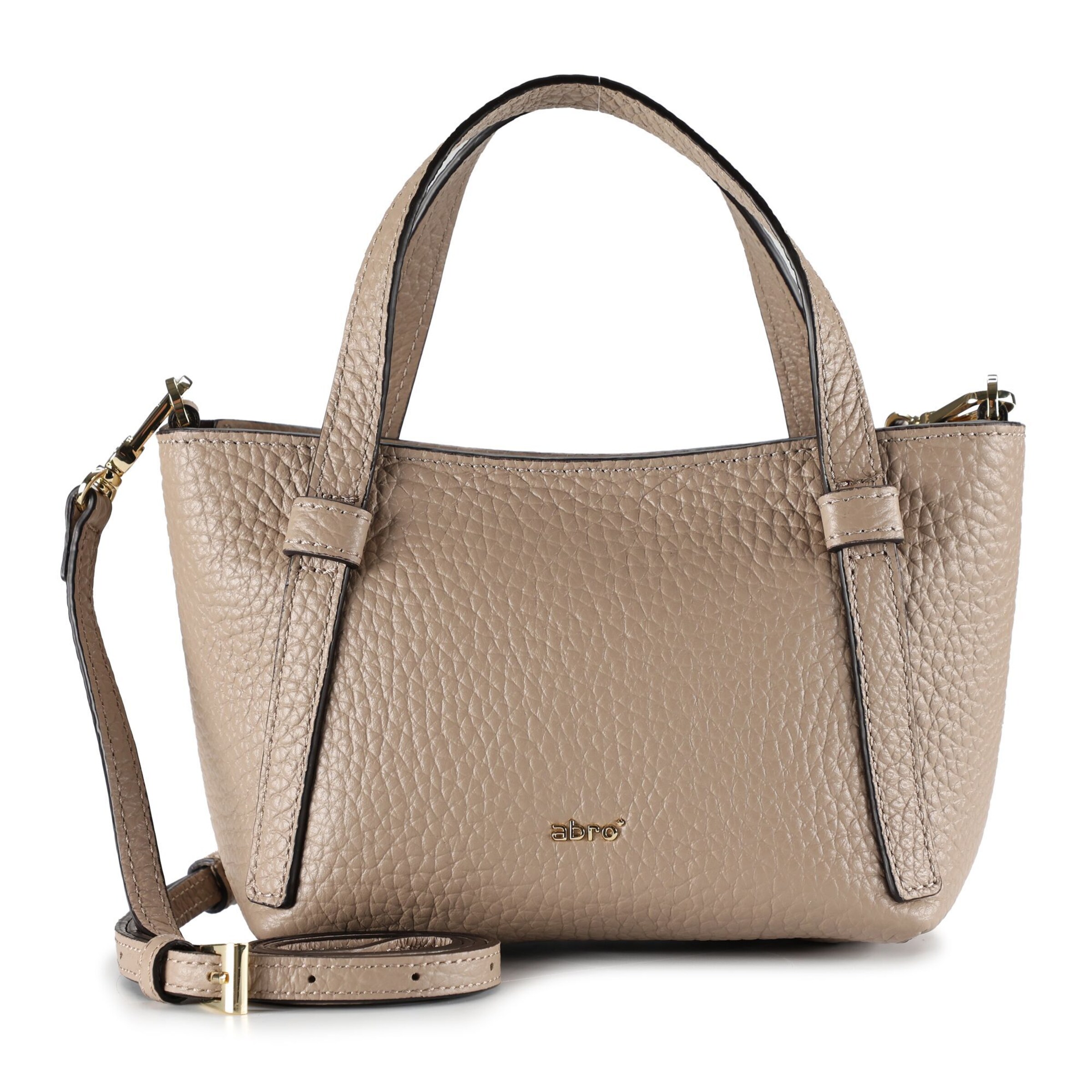 ABRO Handtasche 'Cosmo' in Beige: Vorderseite