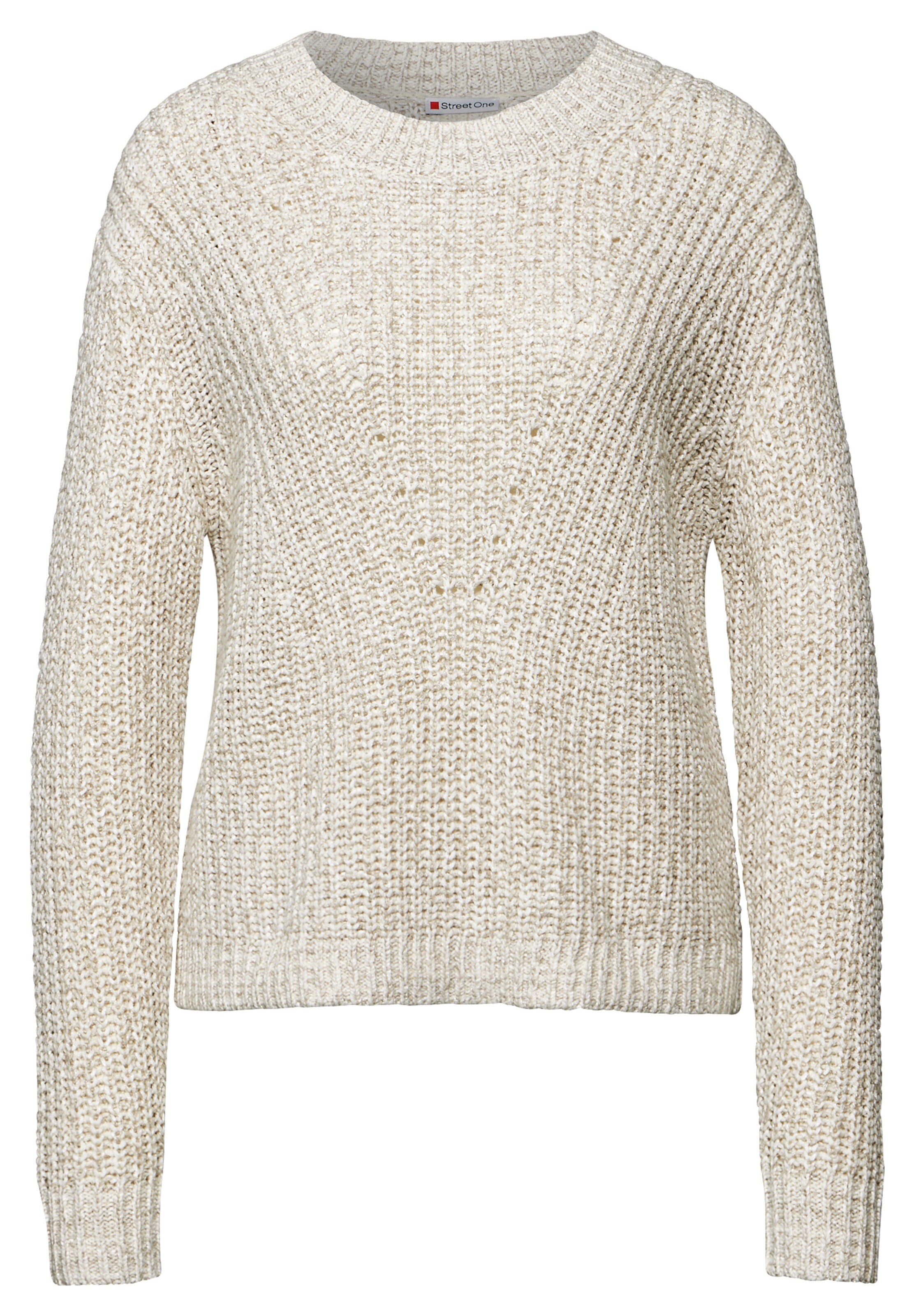 STREET ONE Sweater in Beige: front