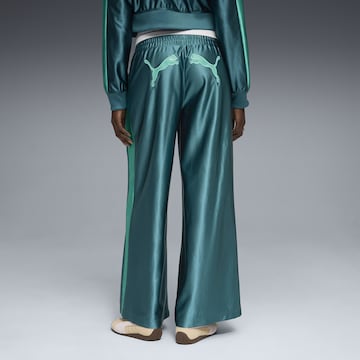 PUMA Wide leg Sportbroek 'Future Archive T7' in Groen