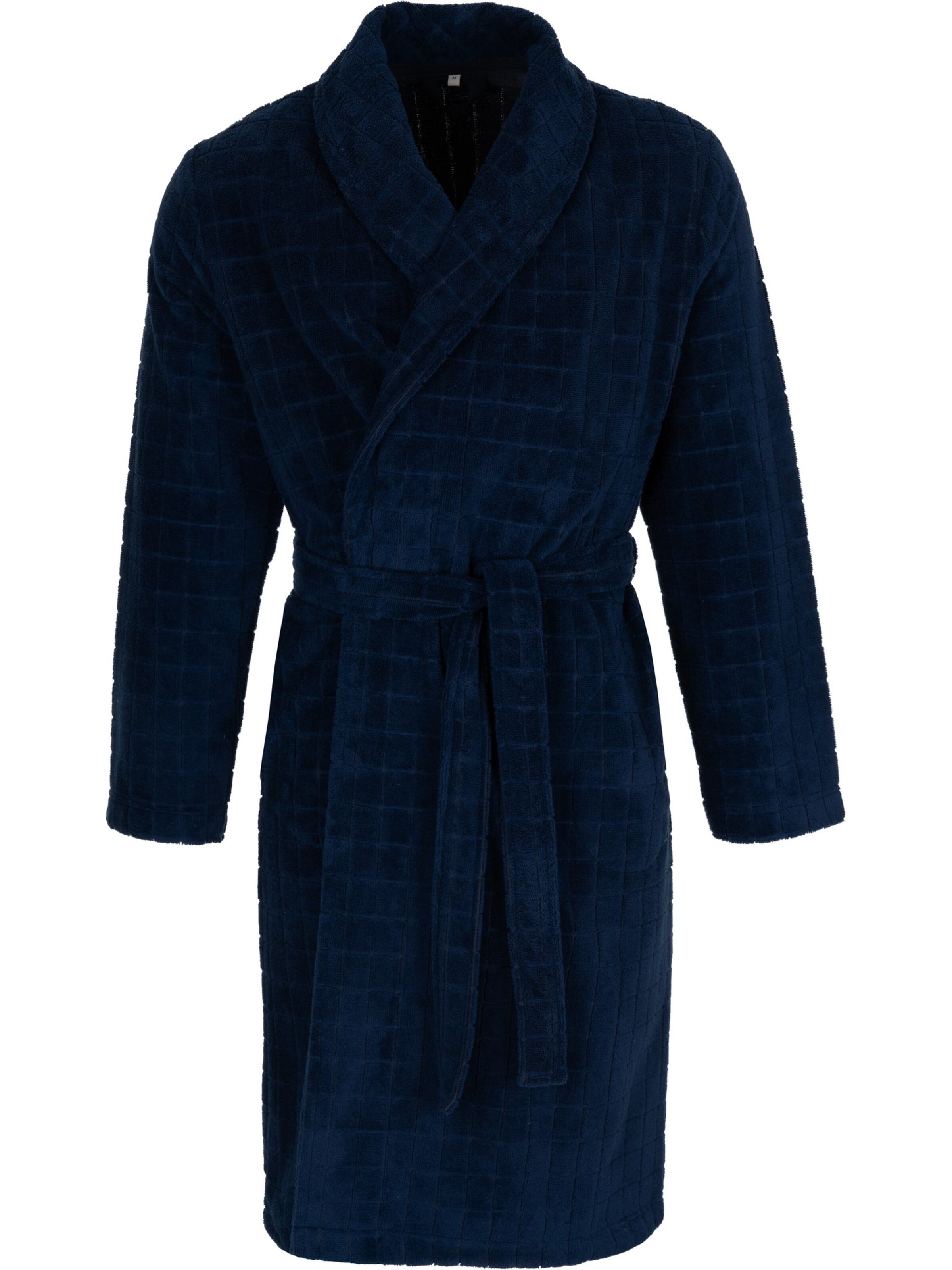Pastunette Bademantel lang‌‌‌‌‌‌‌ in Blau: Vorderseite