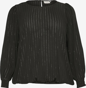 KAFFE CURVE Blouse 'KC Lio' in Black: front