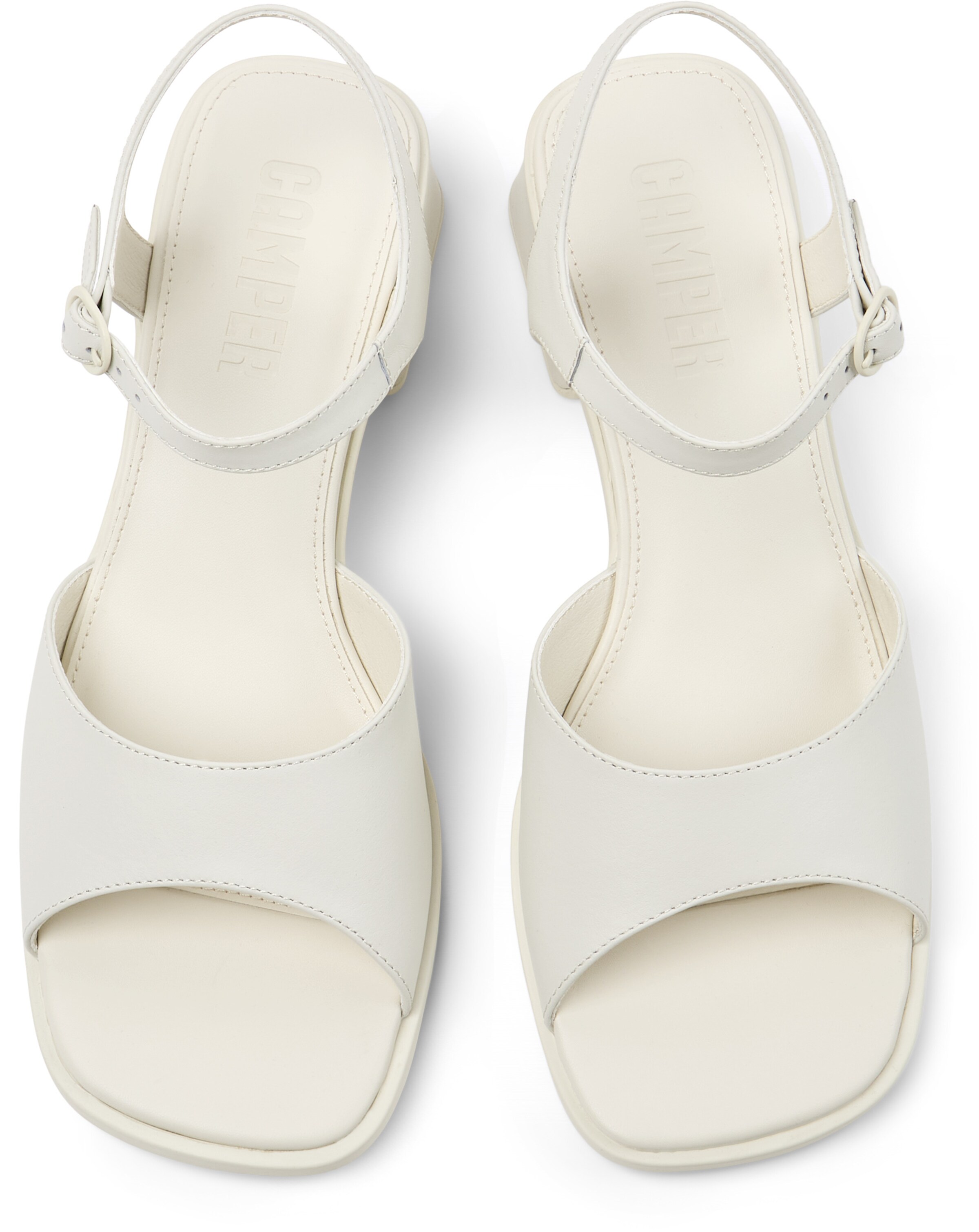 Sandalo con cinturino 'Kora' di CAMPER in bianco