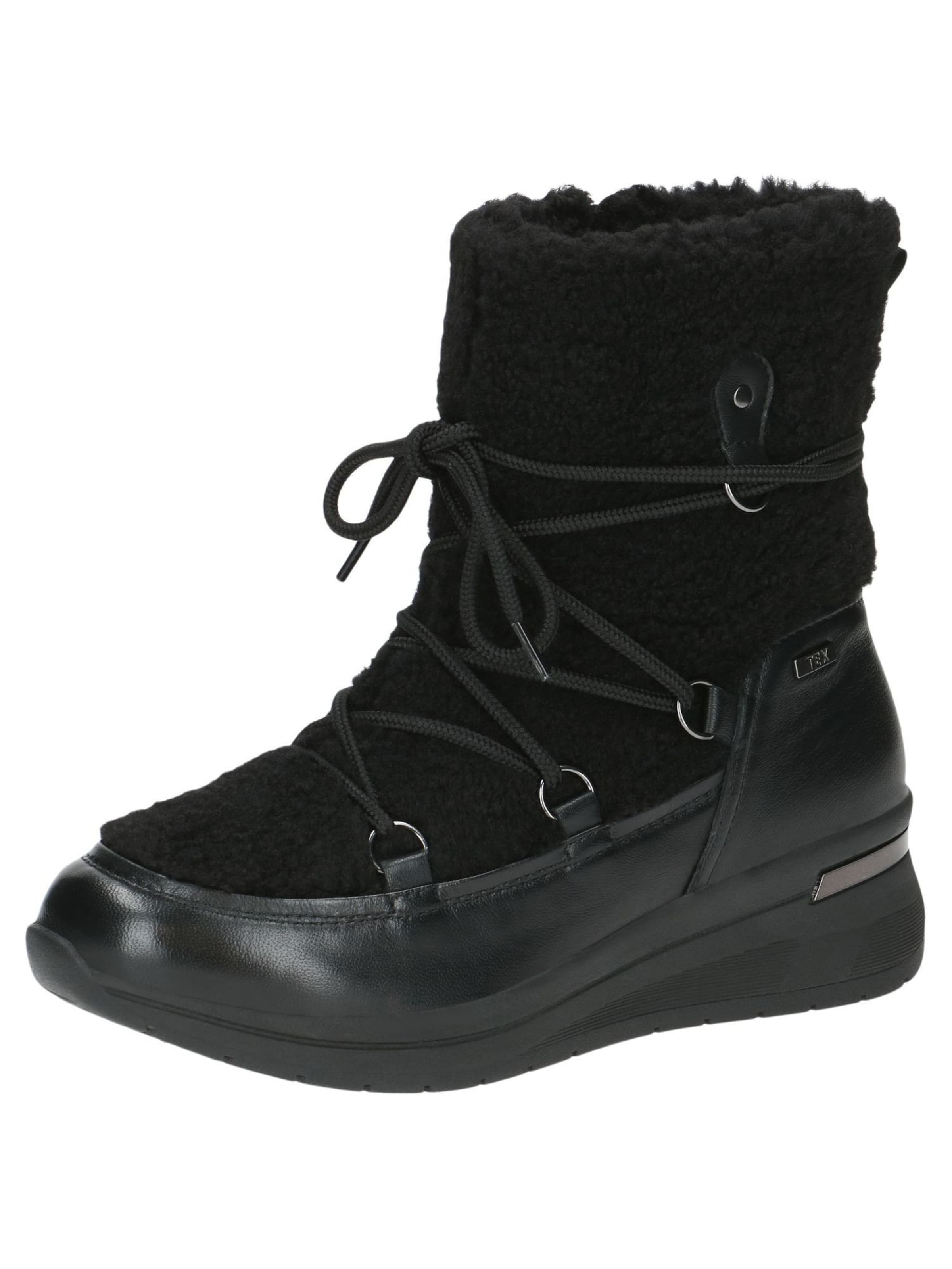 CAPRICE Snowboots in Schwarz: Vorderseite