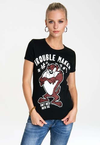 LOGOSHIRT T-Shirt 'Looney Tunes' in Mischfarben: predná strana