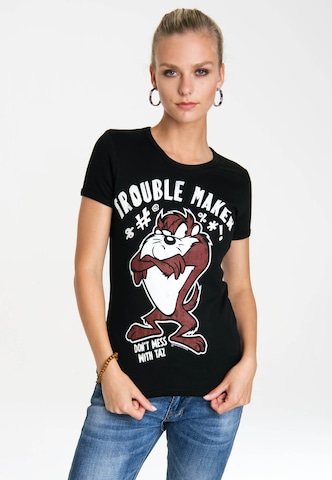 LOGOSHIRT T-Shirt 'Looney Tunes' in Mischfarben: predná strana