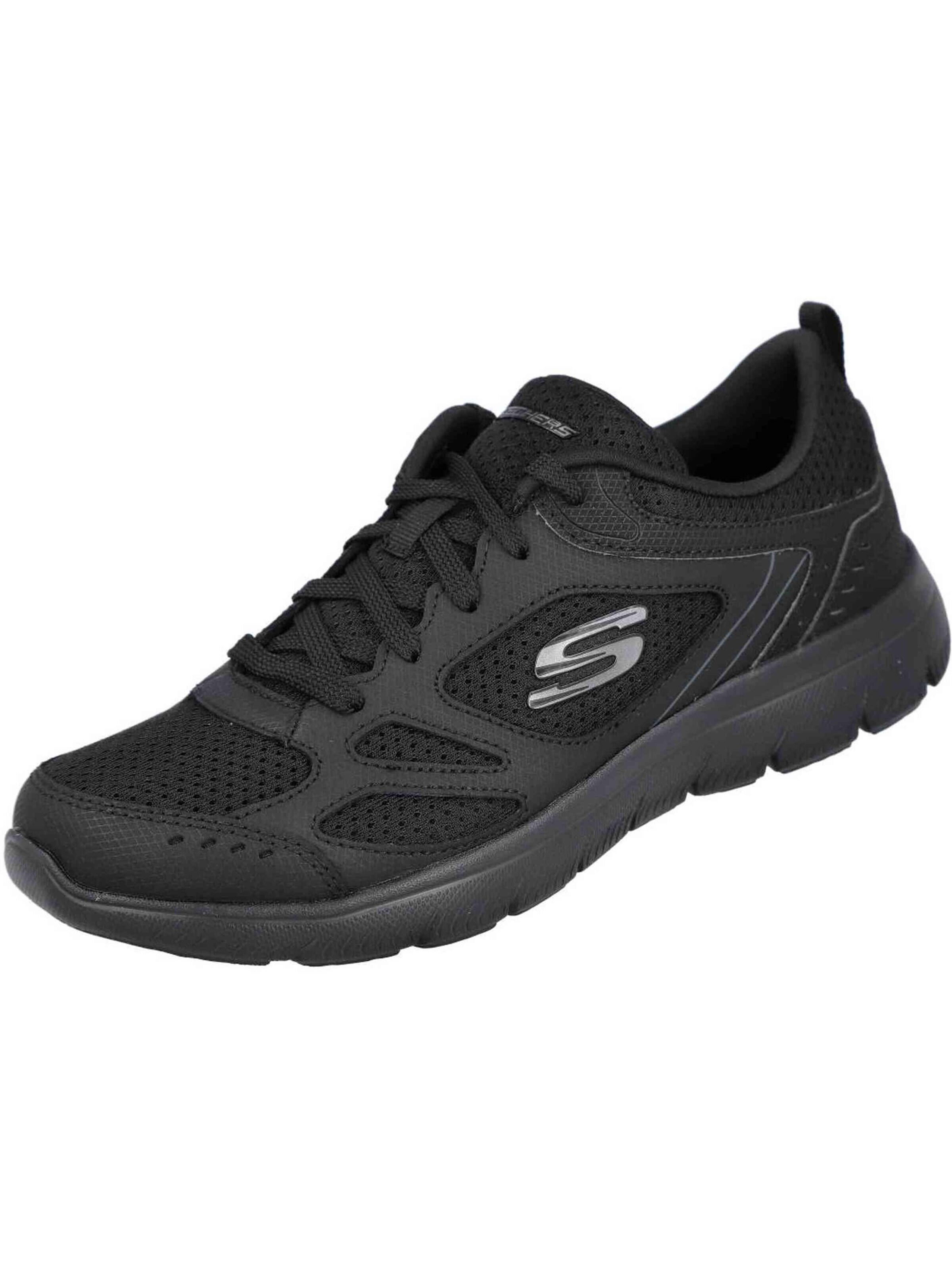Sneaker bassa '070-MD12982' di SKECHERS in nero: frontale
