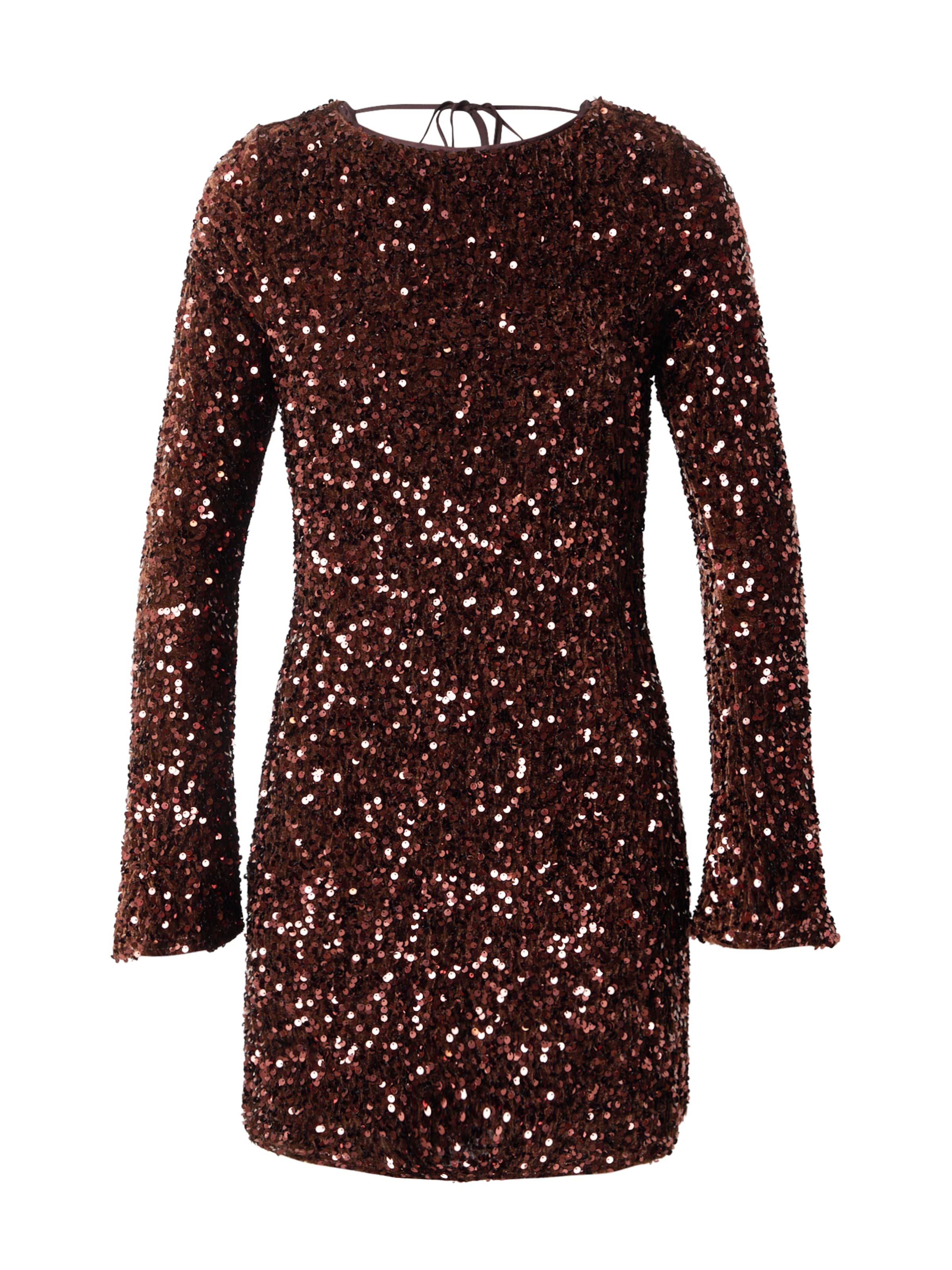 TOPSHOP Cocktail dress 'MARIA' in Brown: front