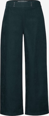STREET ONE Wide leg Pants in Green: front
