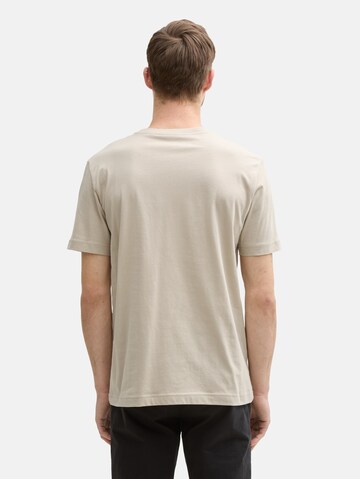 TOM TAILOR T-Shirt in Braun