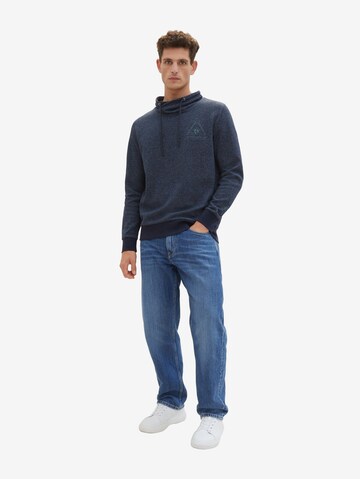 TOM TAILOR Sweatshirt in Blau