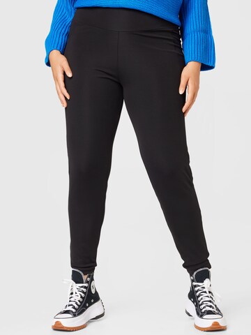 Dorothy Perkins Curve Skinny Leggings in Black: front